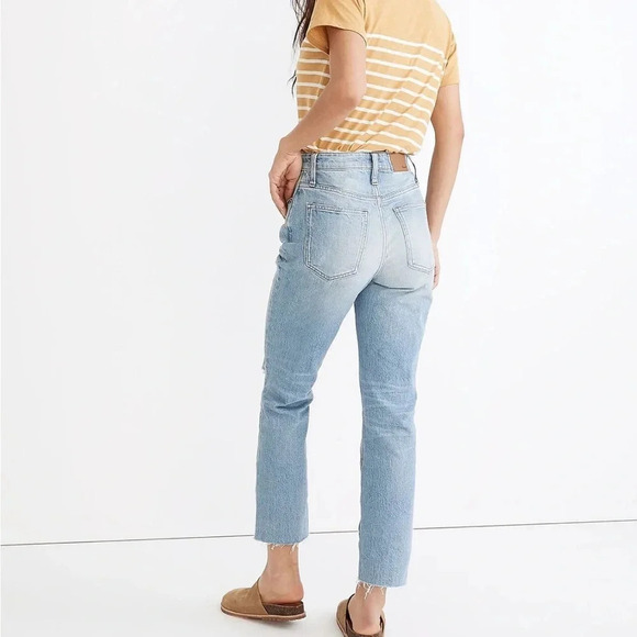 Madewell Curvy Perfect Vintage Jean: Coney Wash - Destroyed Edition - Picture 13 of 13